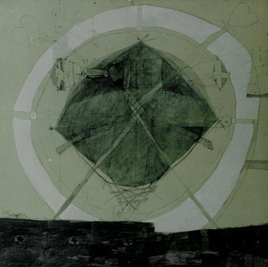 Flux -grafica, colaj – 150x150cm (3)