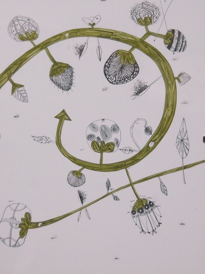 Calea 10, creion tempera, 21,29cm