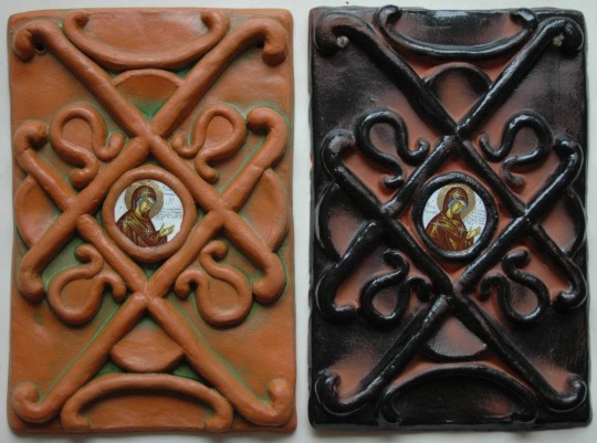 Chip in Gradina, Tempera Ceramica21’15cm