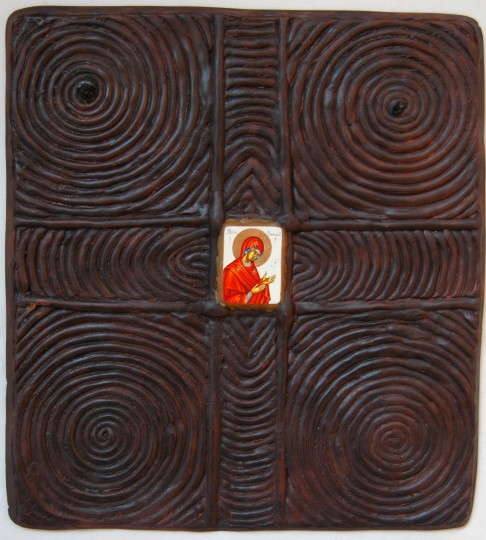 Usa – tempera lemn,ceramica – 34’30cm
