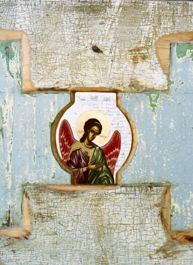 Arhanghelul Mihail – tempera lemn – 43, 31 cm