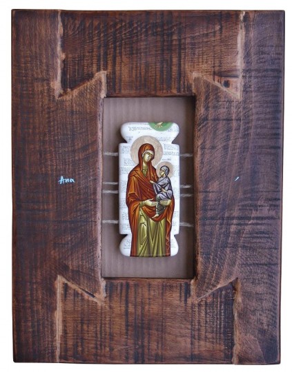 Proorocita Ana – tempera,lemn – 25’32 cm (2)